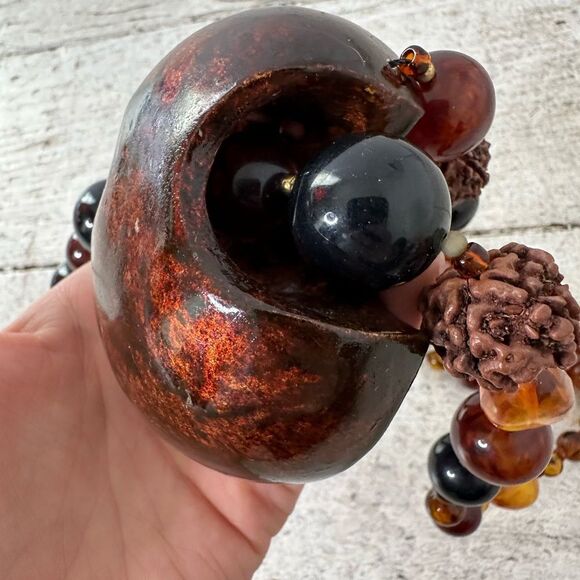 Vintage Rafael Sanchez 80s Art To Wear Necklace - Picture 7 of 7